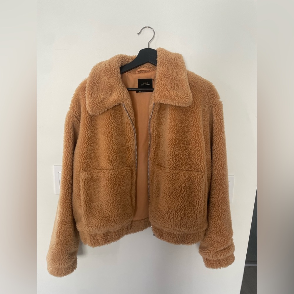 CROPPED TEDDY COAT 🐻